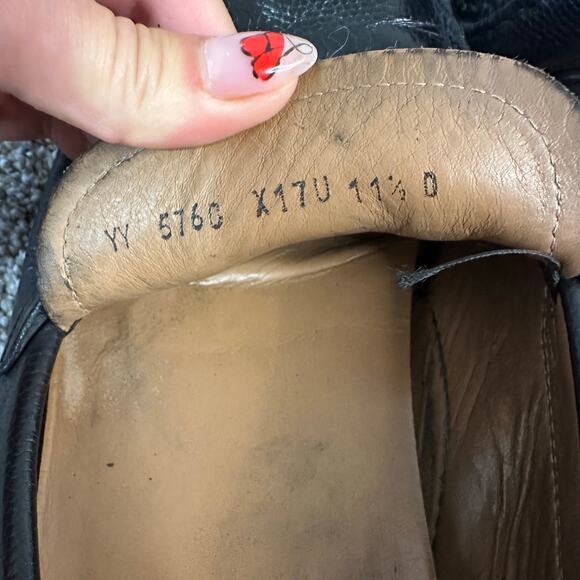 SALVATORE FERRAGAMO Men's Sardegna Driving Shoe Size 11.5D In Black - Picture 3 of 7